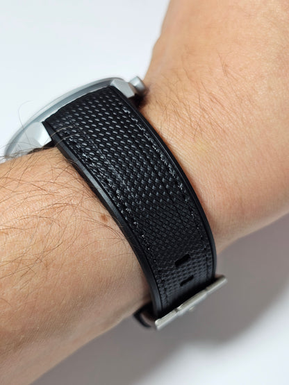 Omega X Swatch MoonSwatch Strap: Rubber Woven - Black