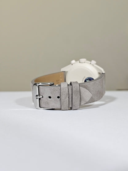 Omega X Swatch MoonSwatch Strap: Suede - Ash