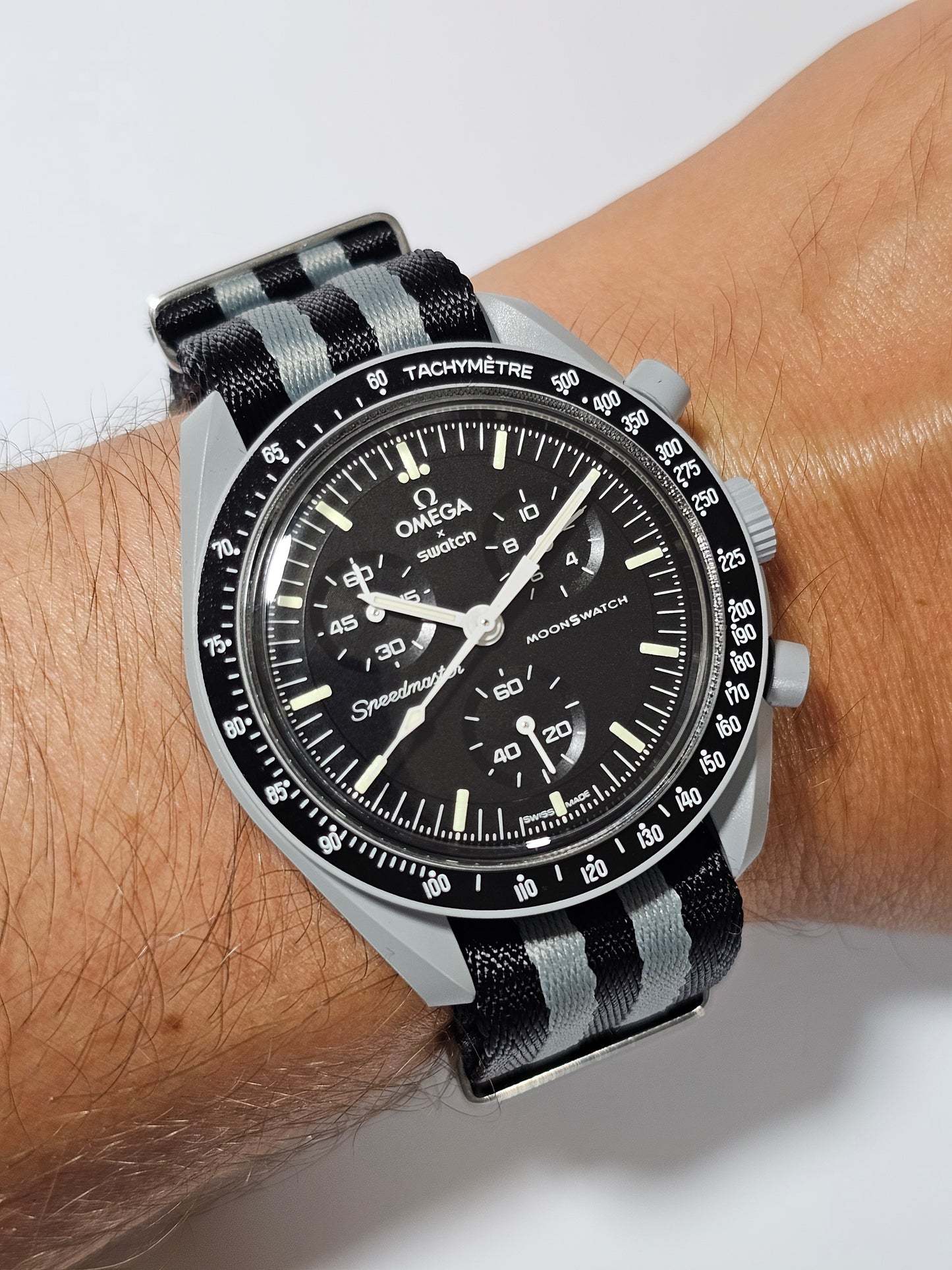 Omega X Swatch MoonSwatch Strap: Premium NATO - 007 Bond