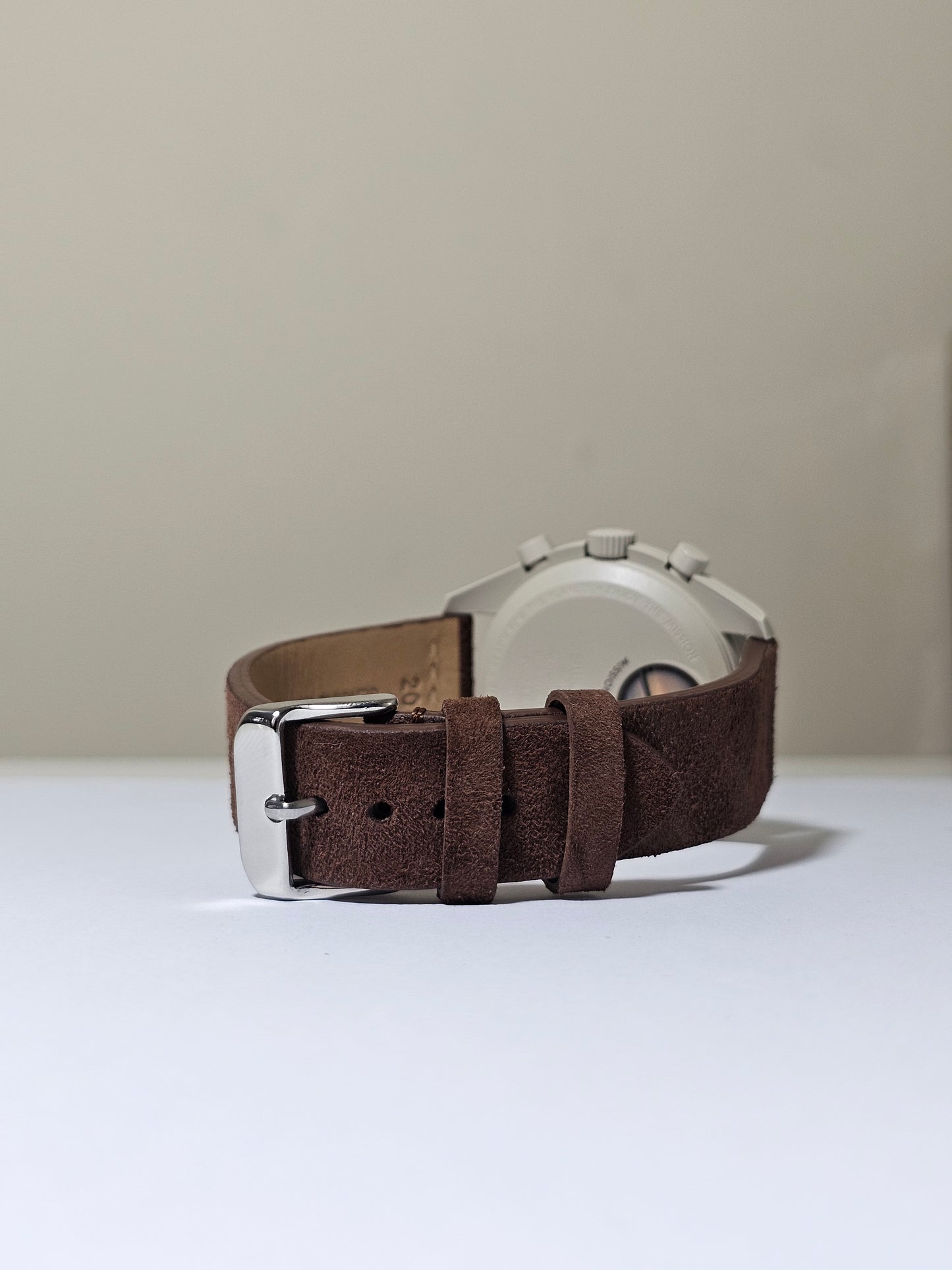 Omega X Swatch MoonSwatch Strap: Suede - Brown