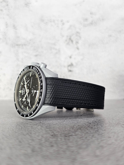 Omega X Swatch MoonSwatch Strap: Rubber Woven - Black