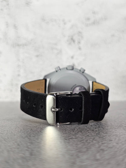 Omega X Swatch MoonSwatch Strap: Suede - Black