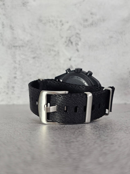 Omega X Swatch MoonSwatch Strap: Premium NATO - Black Snoopy