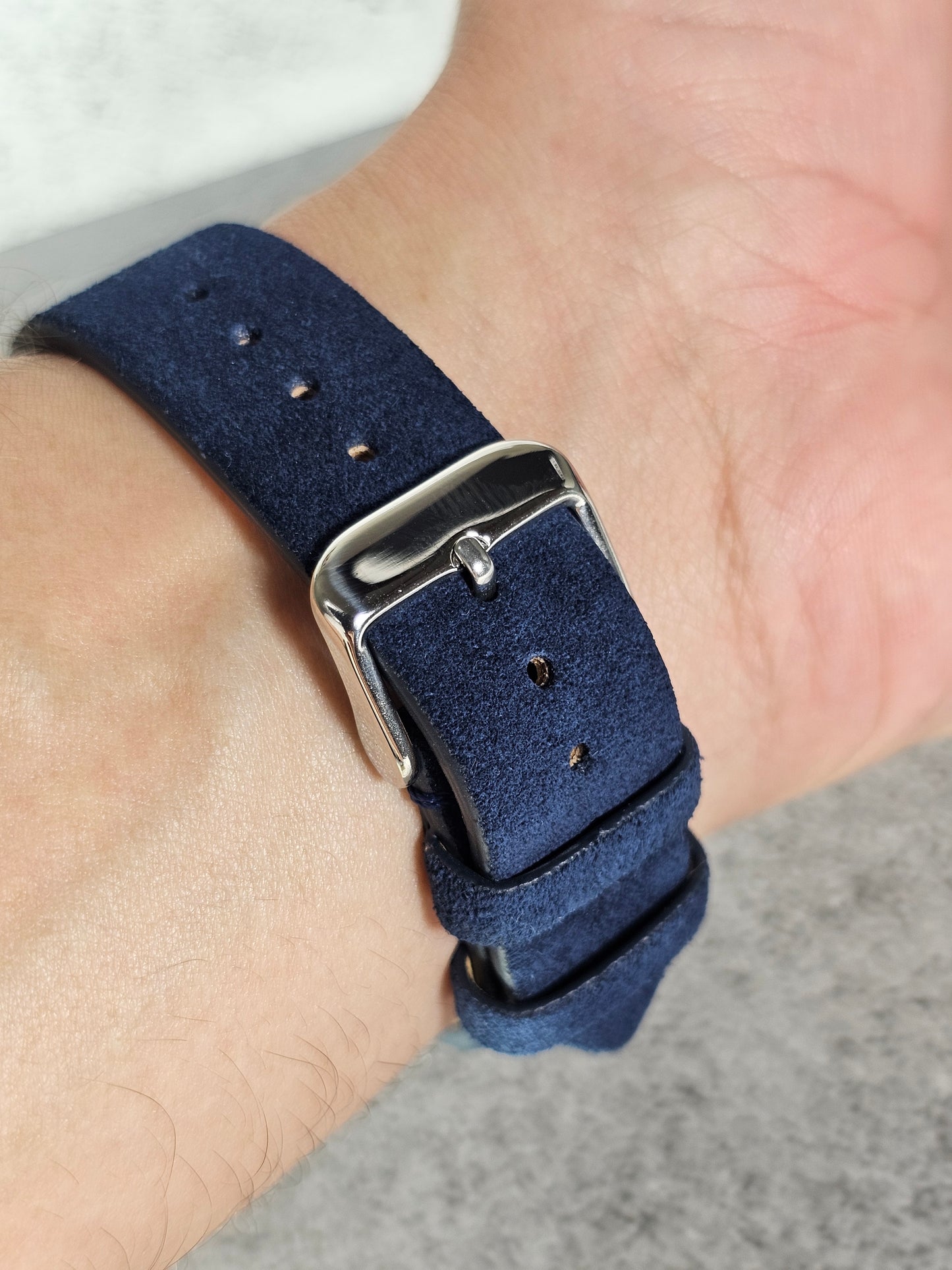 Omega X Swatch MoonSwatch Strap: Suede - Navy Snoopy