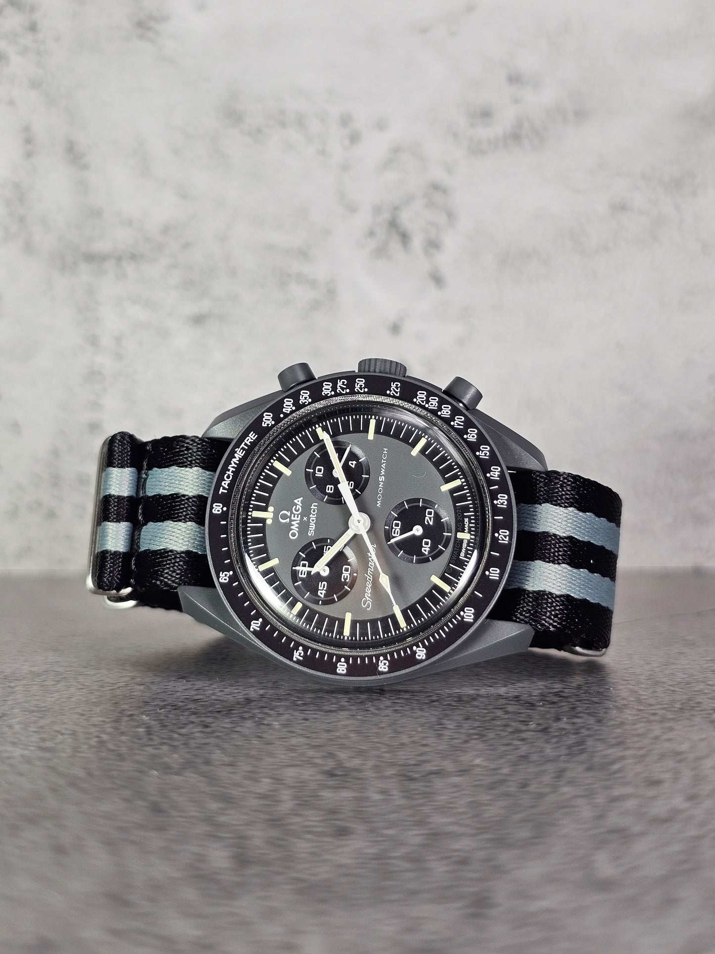 Omega X Swatch MoonSwatch Mercury Strap: Premium - 007 Bond