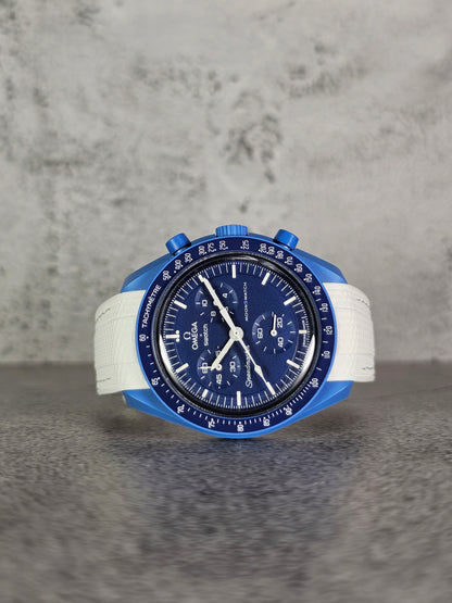 Omega X Swatch MoonSwatch: Strap Neptune - White