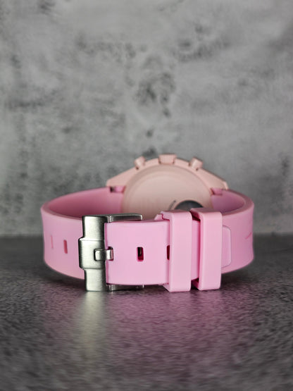 Omega X Swatch MoonSwatch Strap: Curved Silicone - Pink