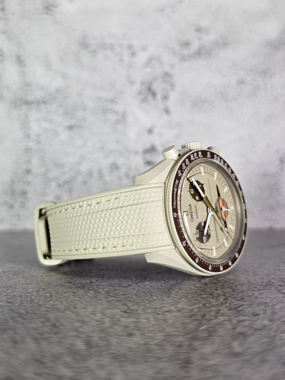 Omega X Swatch MoonSwatch Strap: Rubber Woven - Stone