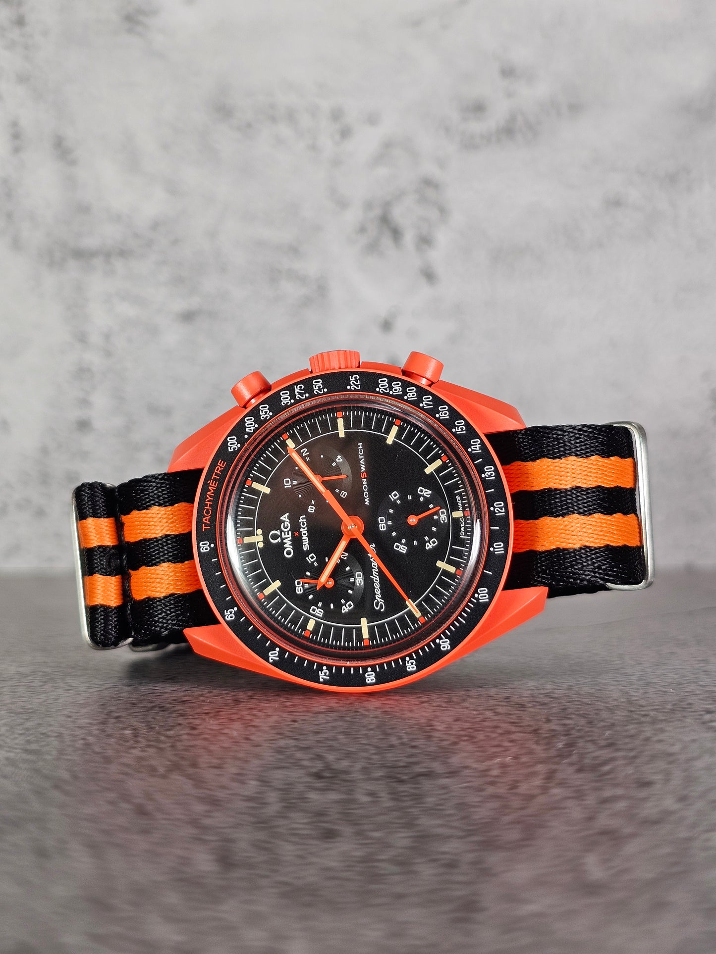 Omega X Swatch MoonSwatch Lava Strap - Orange