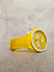 Omega X Swatch MoonSwatch Strap: Rubber Woven - Yellow