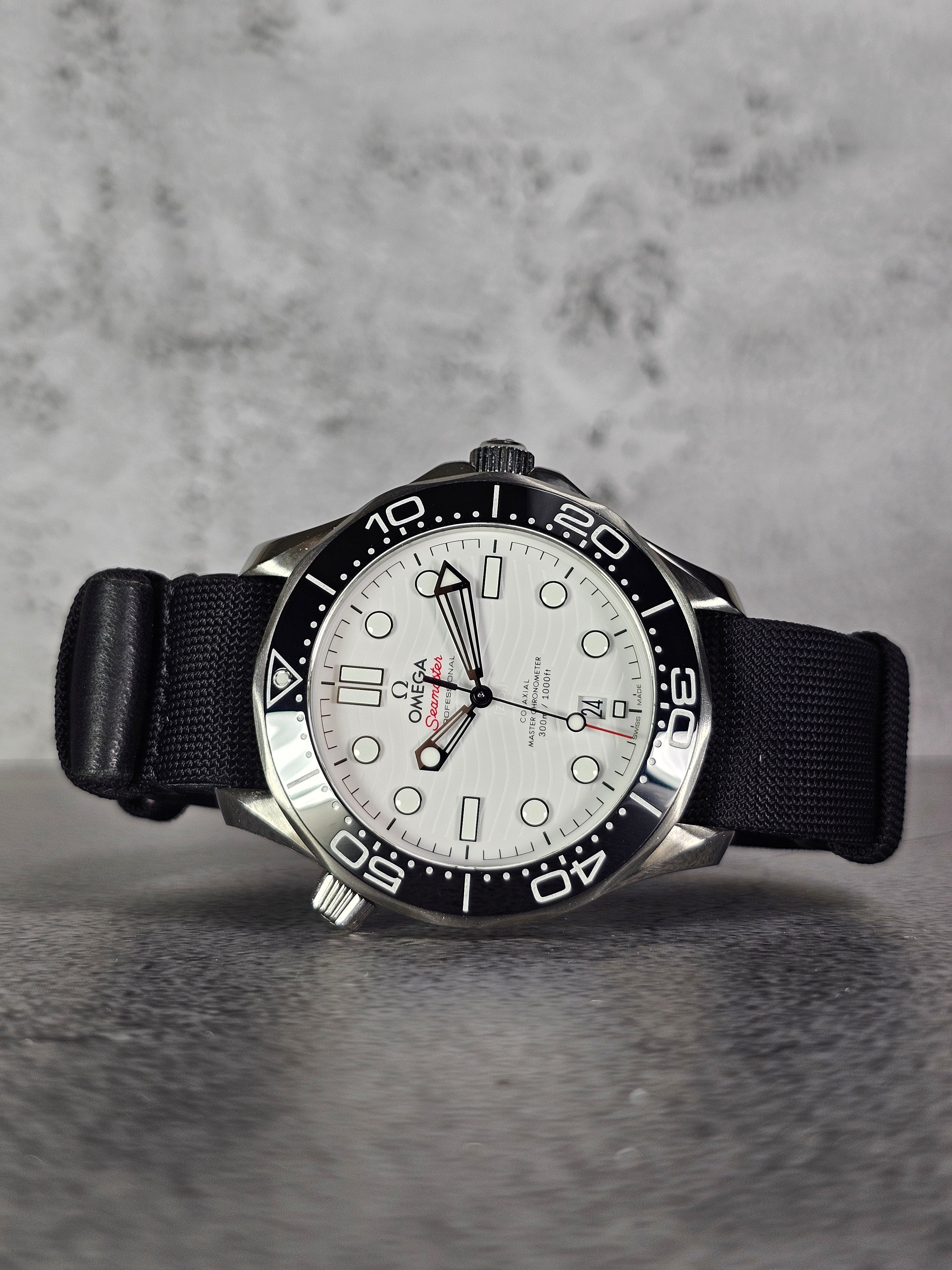 Omega seamaster diver 300m nato strap best sale