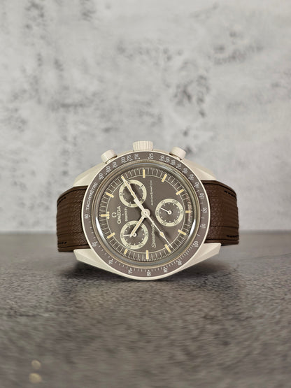 Omega X Swatch MoonSwatch Strap: Rubber Woven - Brown