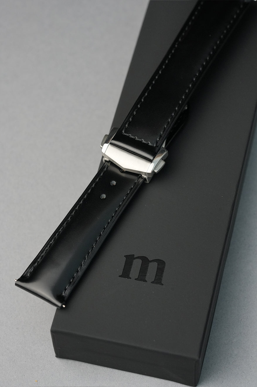 Leather Deployant Watch Strap – 19/20/21/22mm