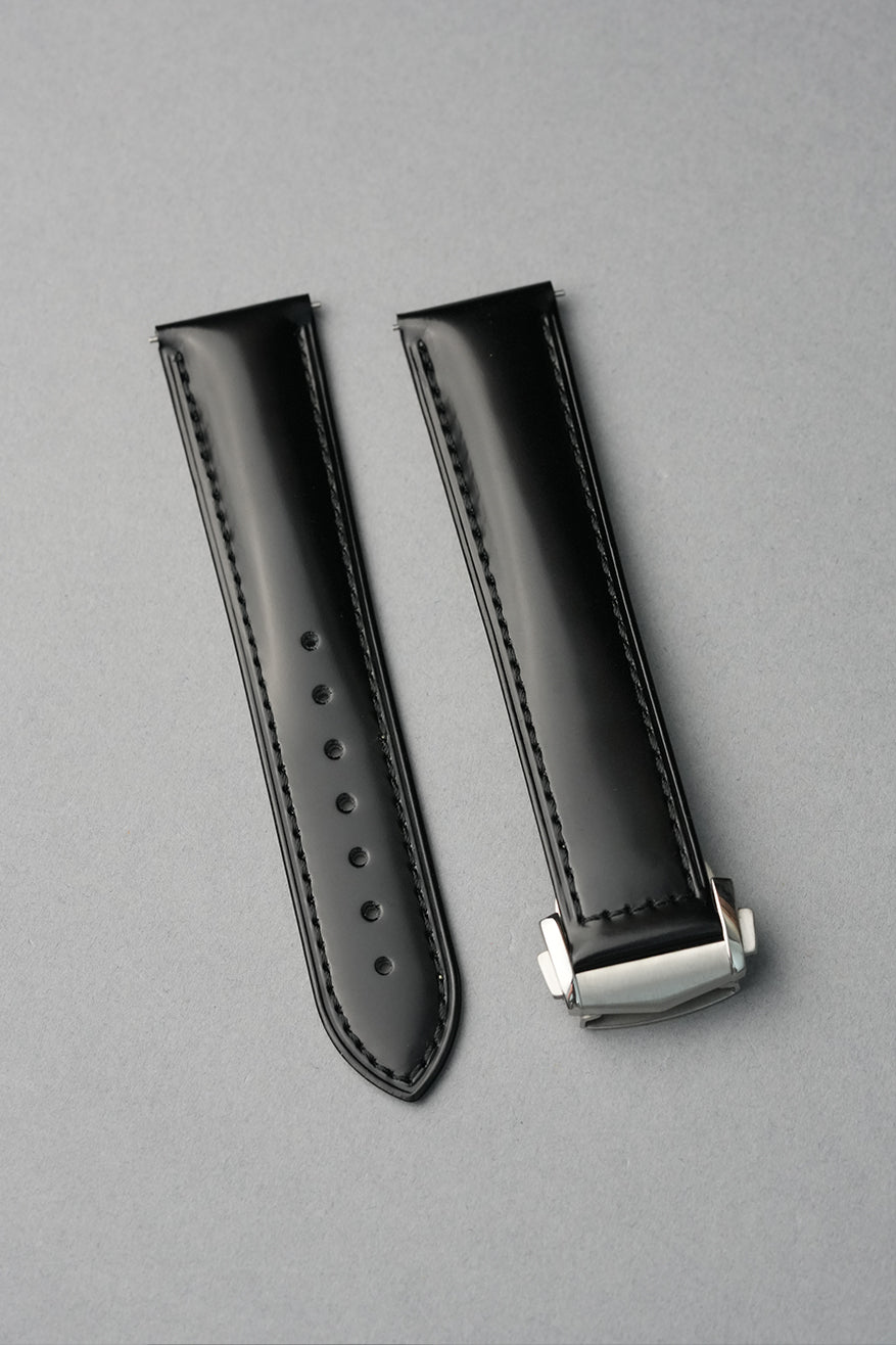 Leather Deployant Watch Strap – 19/20/21/22mm