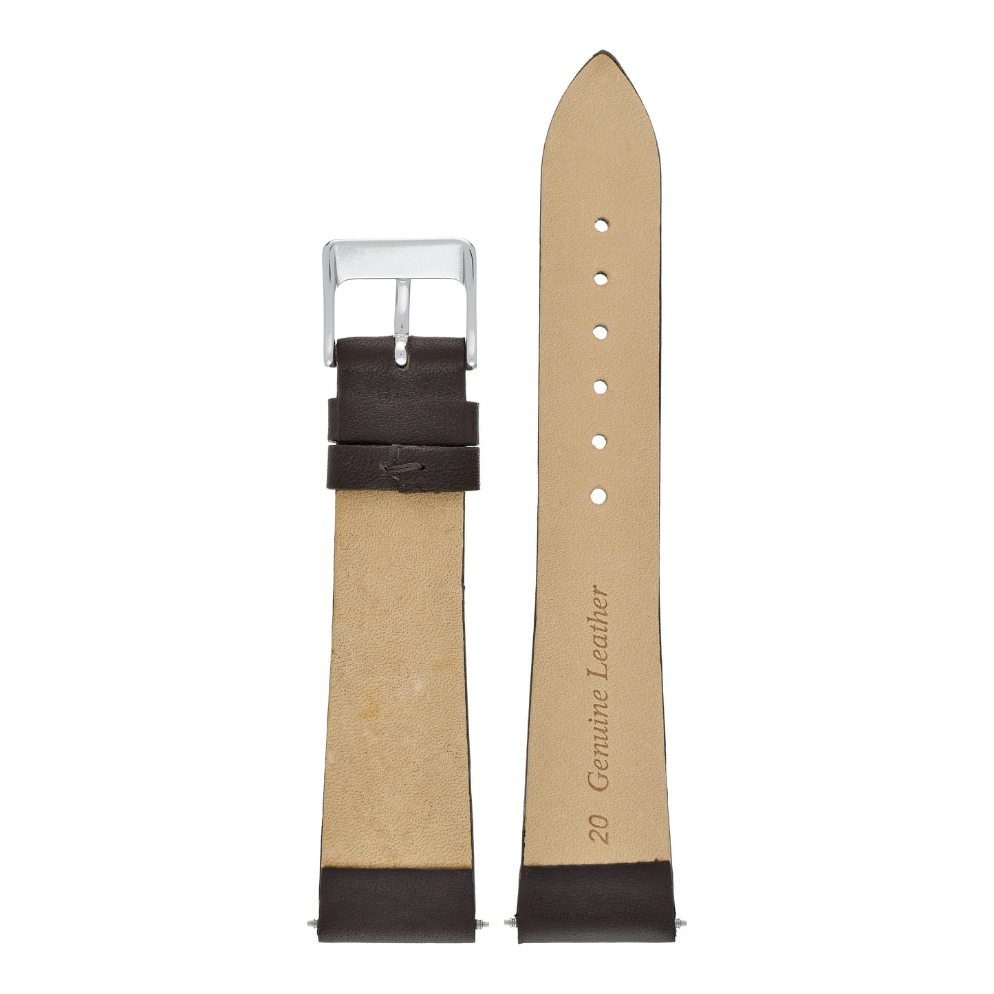 4mm Taper Watchstrap Leather Watch Strap