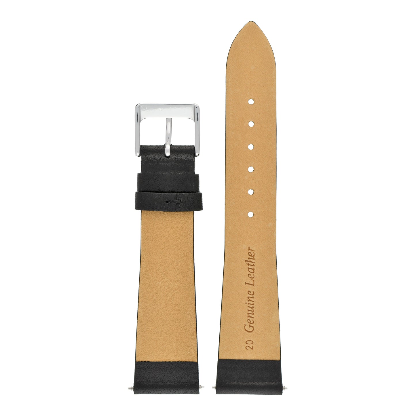 4mm Taper Watchstrap Leather Watch Strap