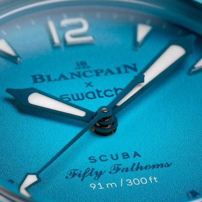 Blancpain X Swatch Fifty Fathoms Scuba Collection: Blue Lagoon