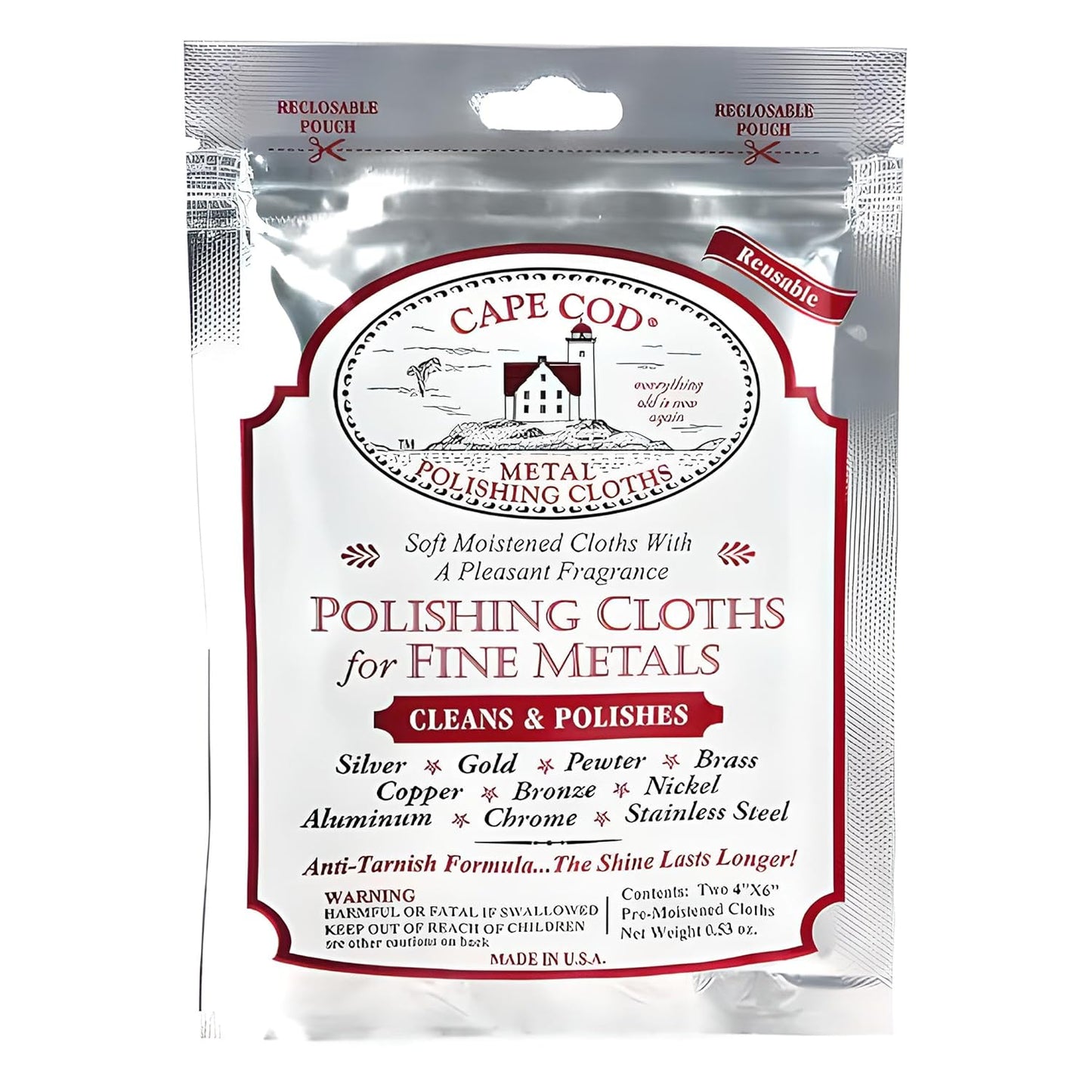 Cape Cod Watch Polishing Cloths