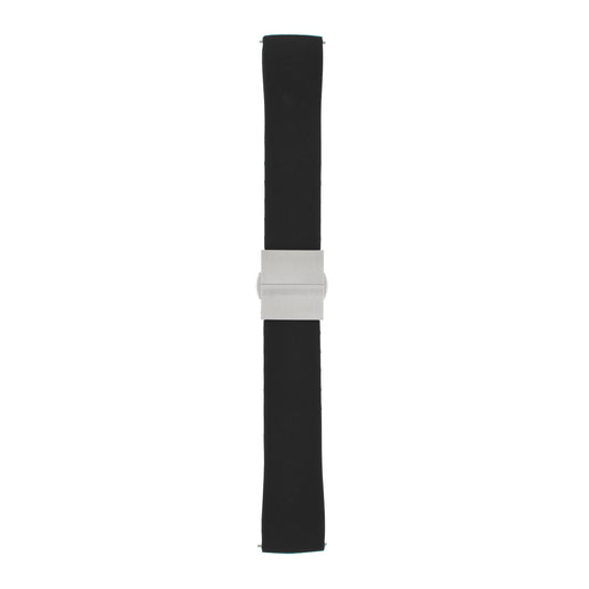 Premium Silicone Centre Clasp Watch Strap