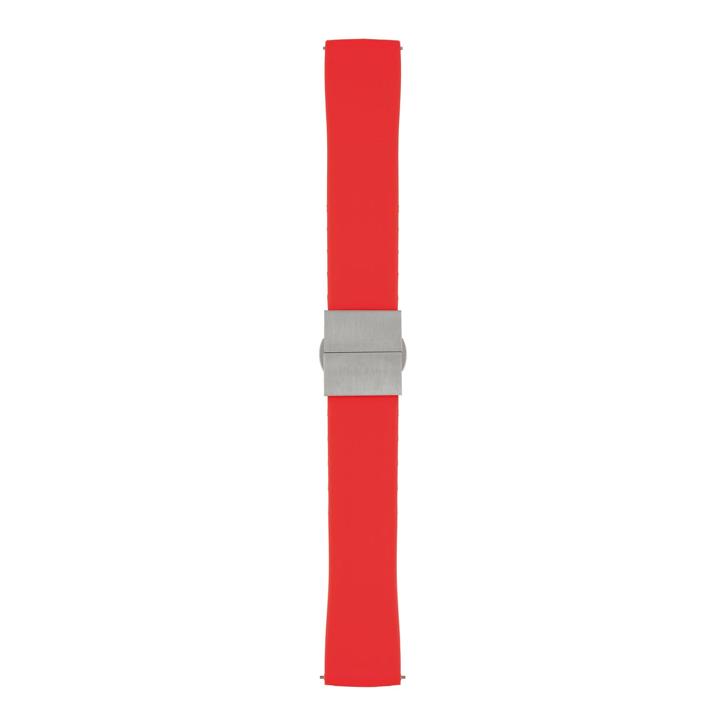 Premium Silicone Centre Clasp Watch Strap