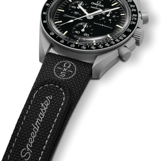 MOONSWATCH BLACK/GREY RUBBER ACSO33006