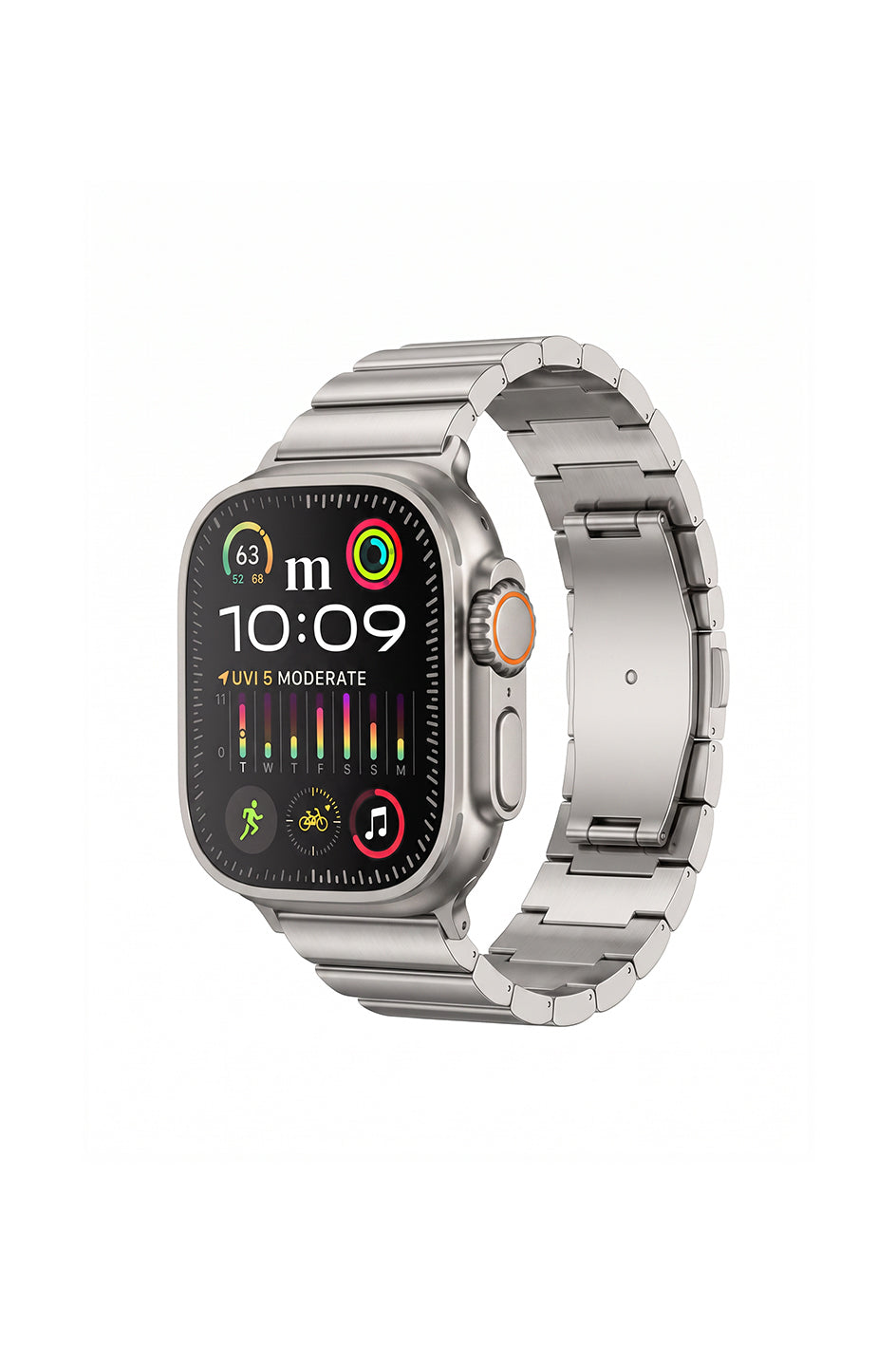 Apple Watch Magnetic Clasp Titanium Bracelet