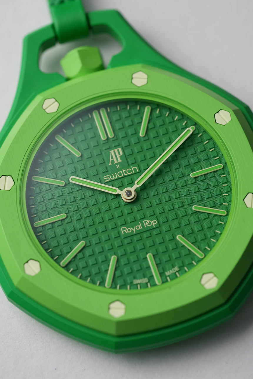 AP x Swatch Royal Pop Watch - GREEN EIGHT