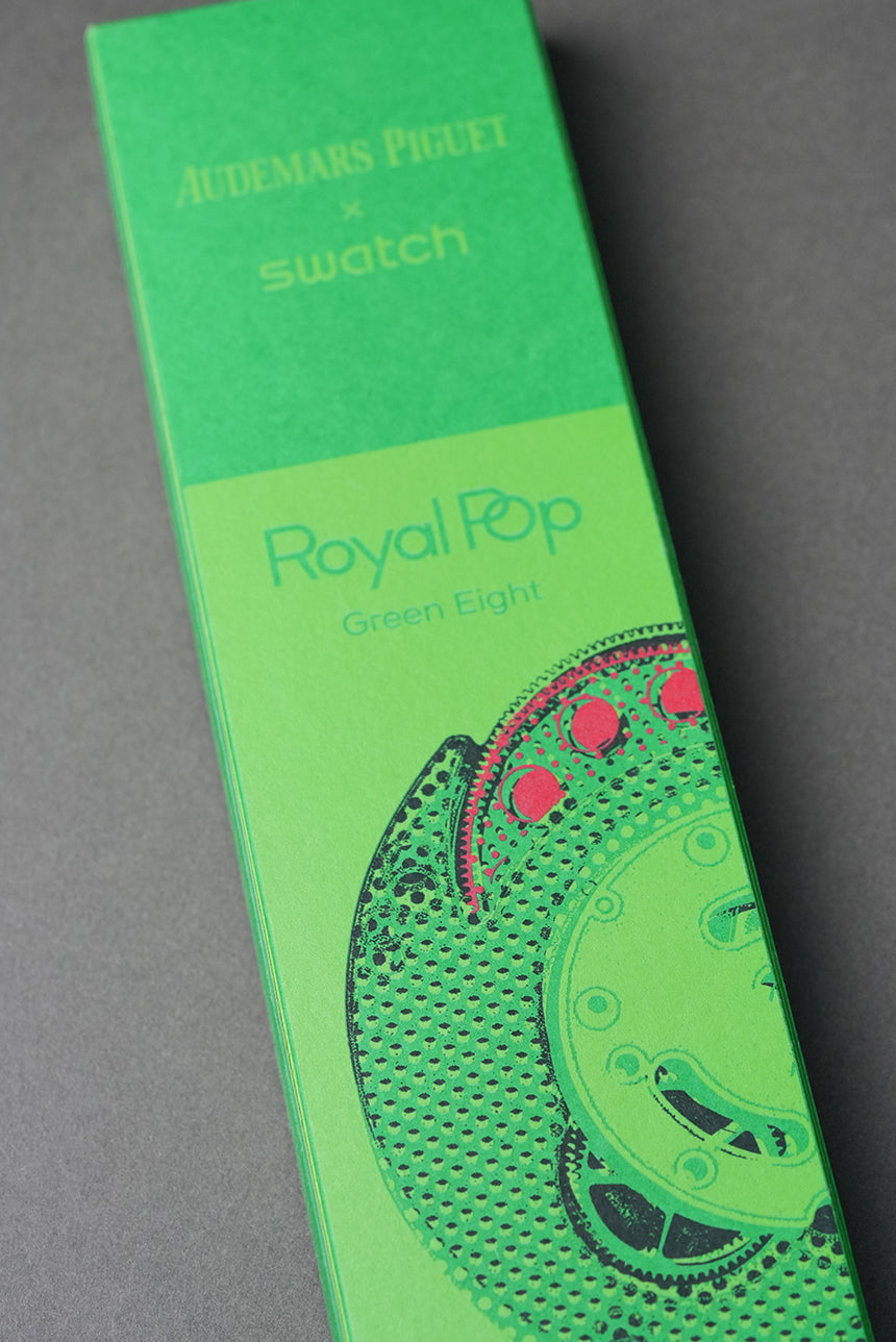 AP x Swatch Royal Pop Watch - GREEN EIGHT