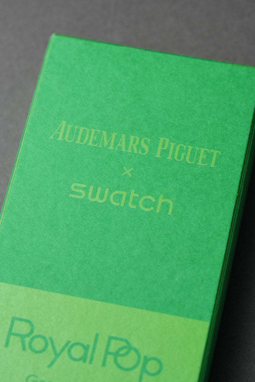 AP x Swatch Royal Pop Watch - GREEN EIGHT