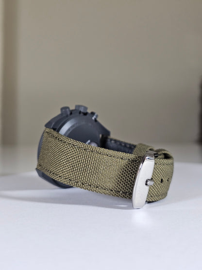 MoonSwatch Mercury Canvas Strap — Khaki