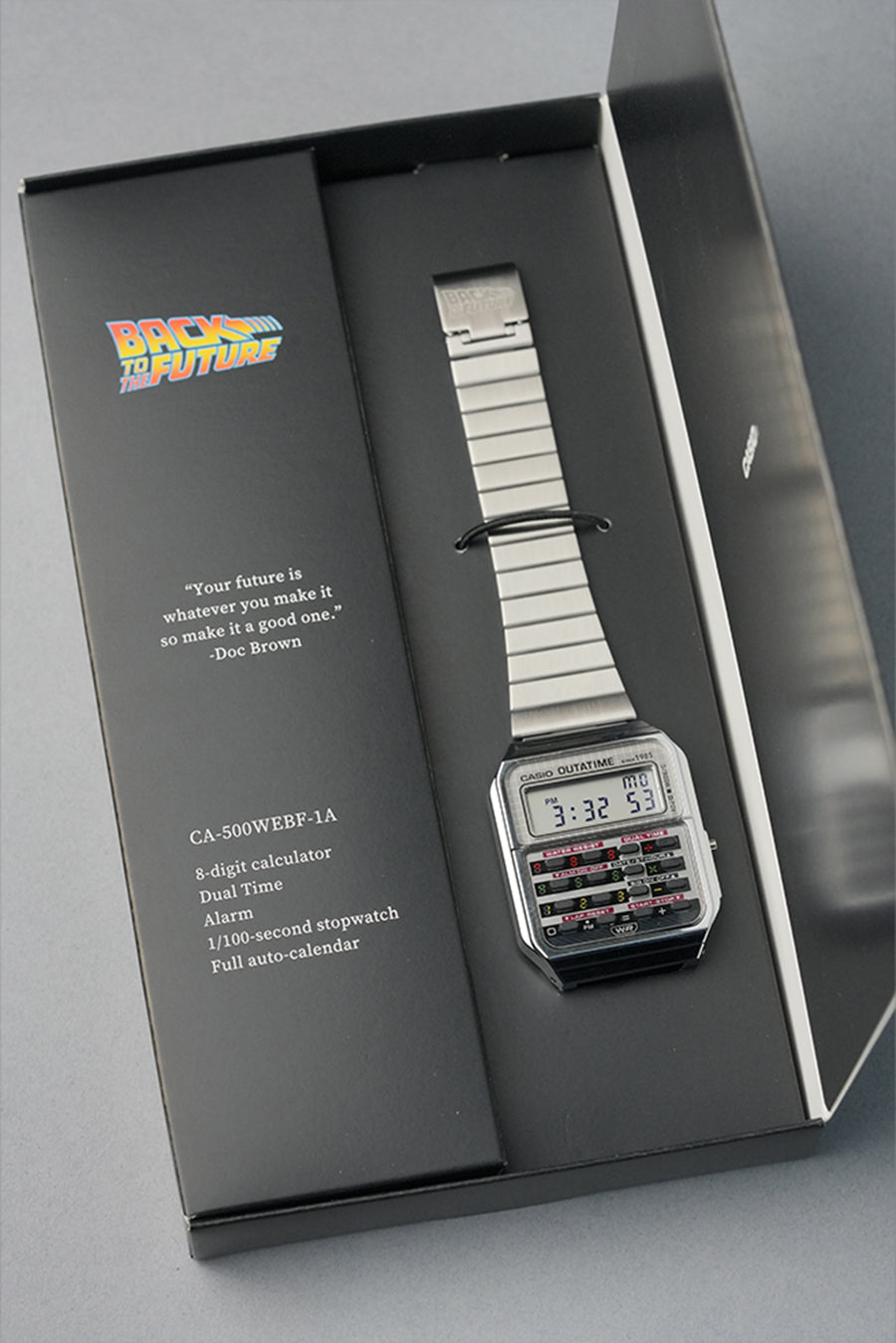 Casio × Back to the Future CA-500WEBF-1AER Limited Edition
