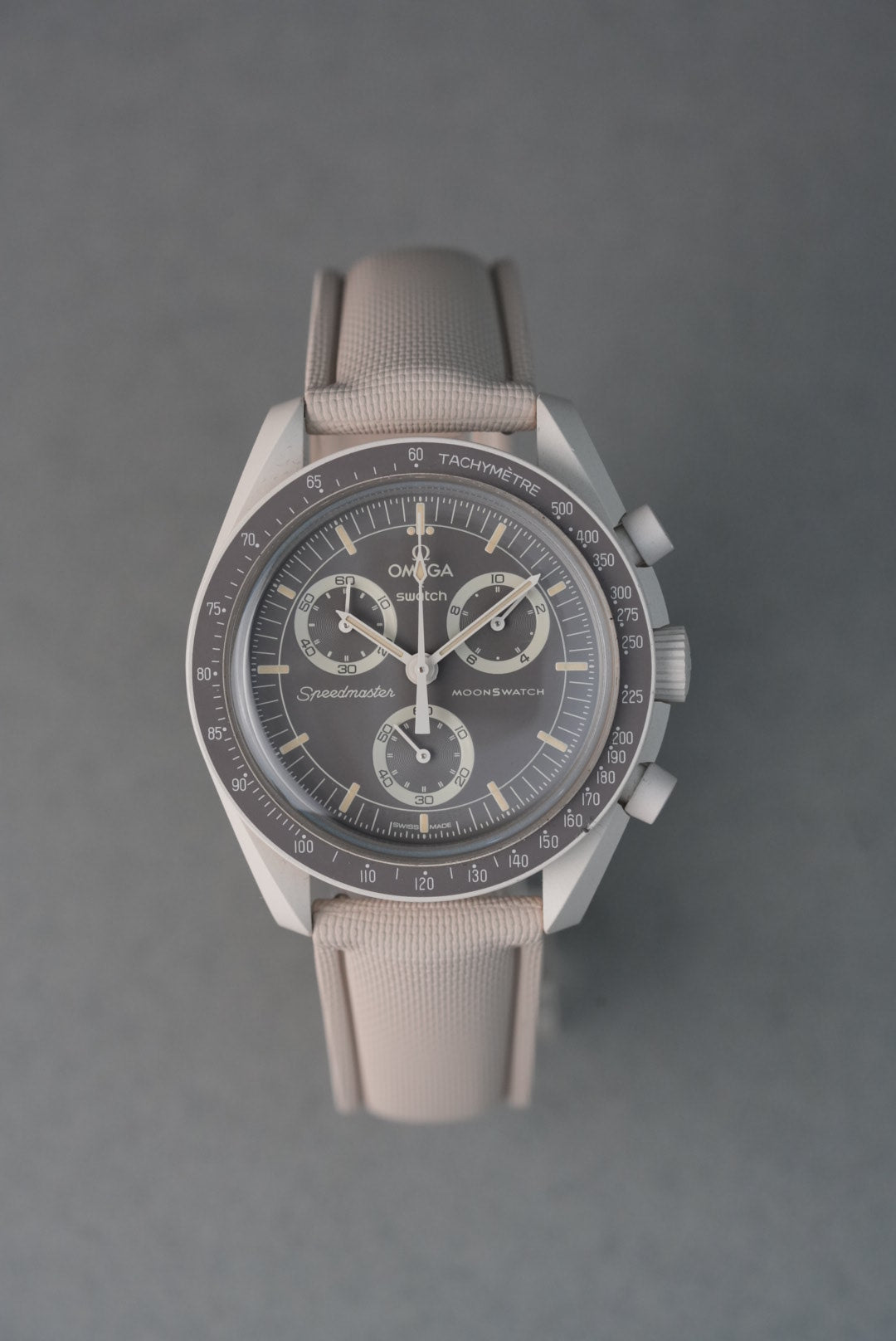 MoonSwatch Sailcloth Deployant Strap — FKM Rubber