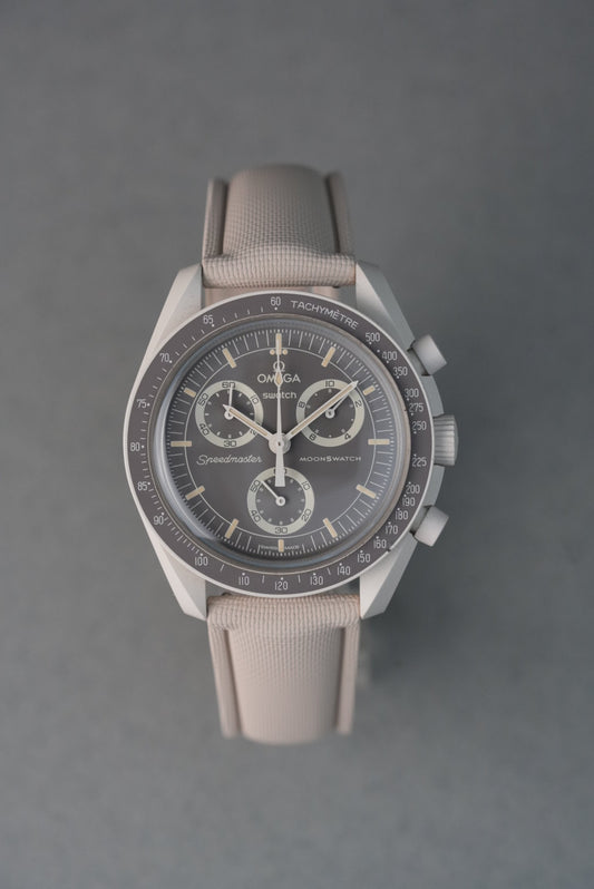 MoonSwatch Sailcloth Deployant Strap — FKM Rubber