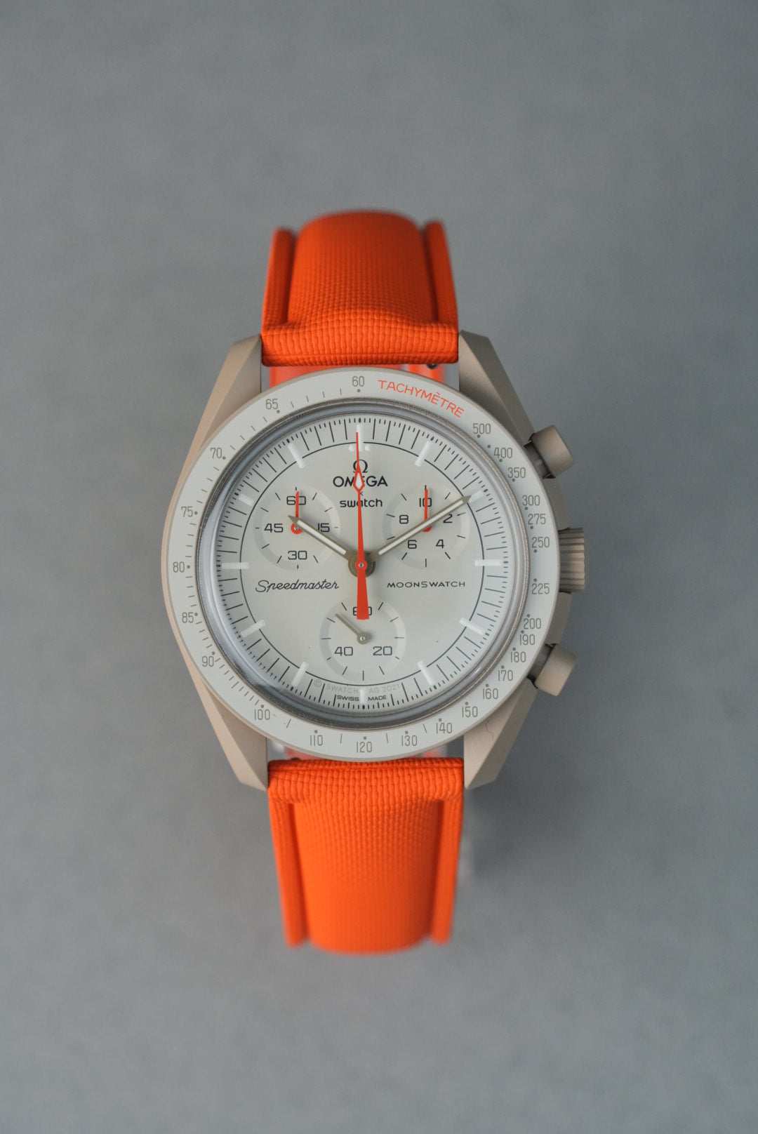 MoonSwatch Sailcloth Deployant Strap — FKM Rubber