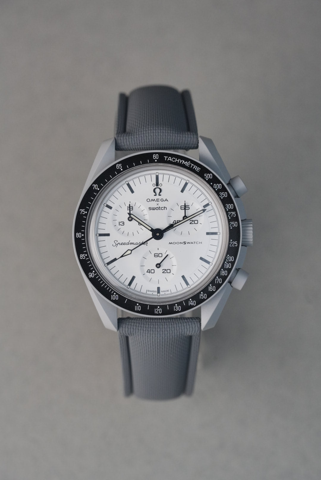 MoonSwatch Sailcloth Deployant Strap — FKM Rubber