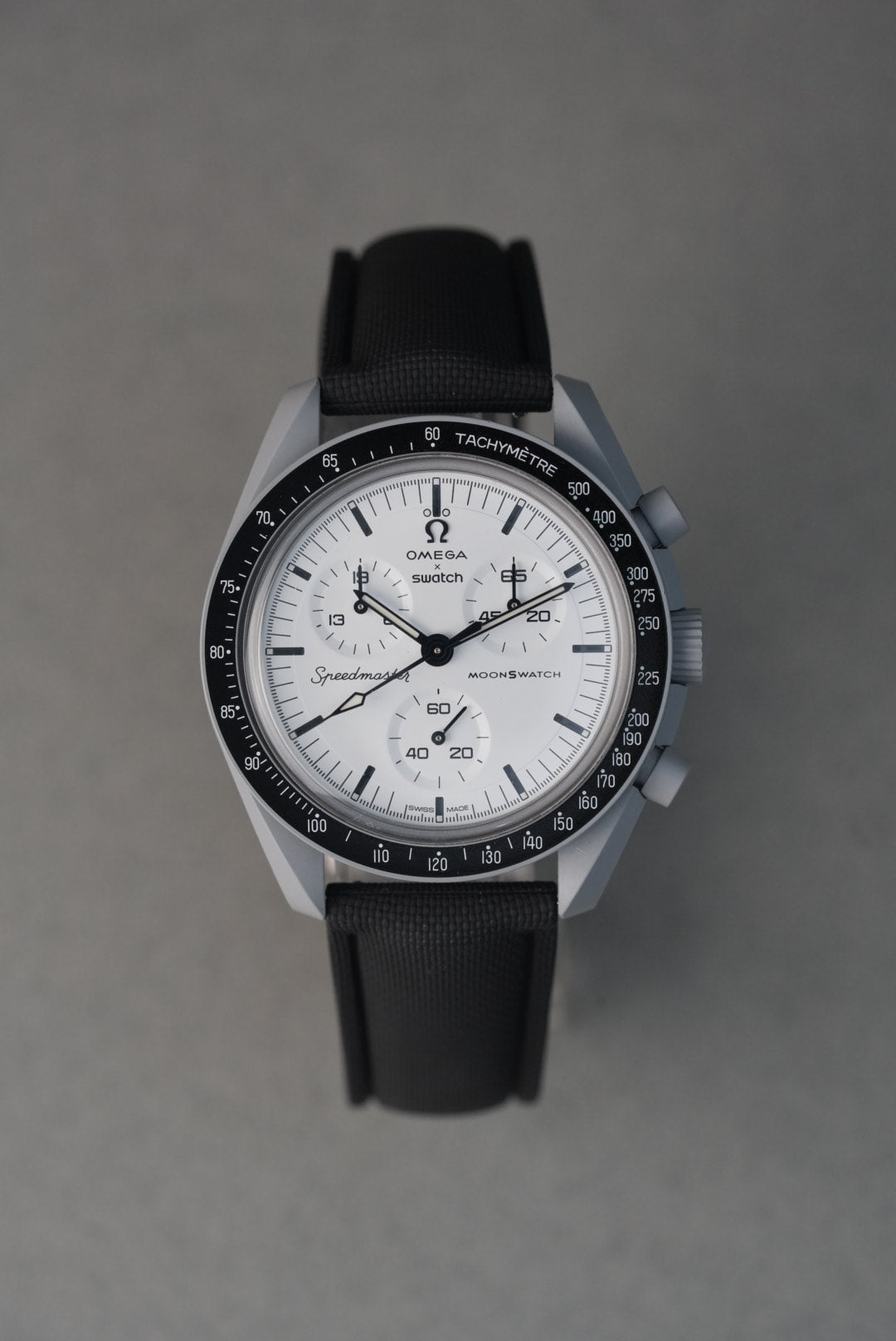 MoonSwatch Sailcloth Deployant Strap — FKM Rubber