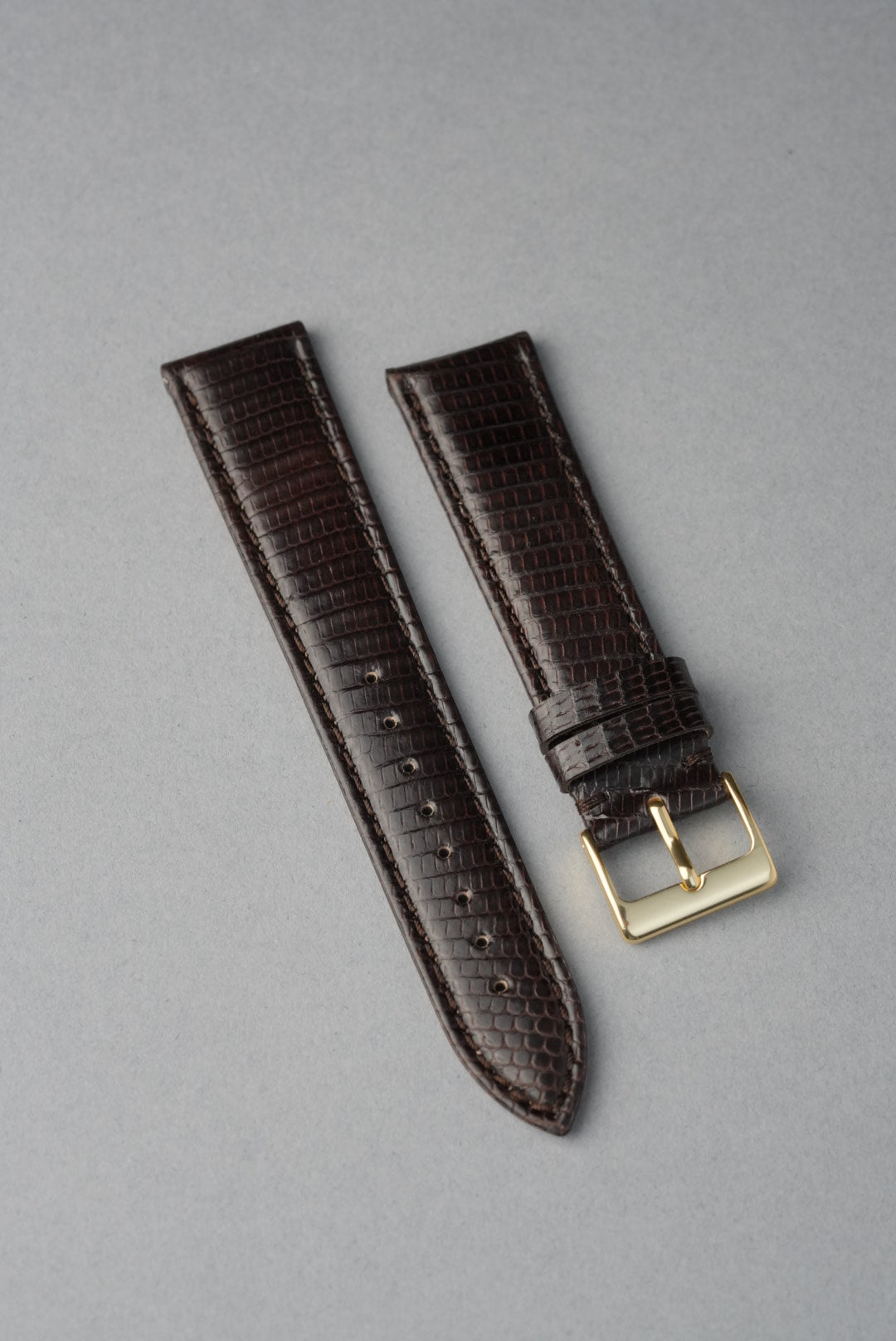 Teju Lizard Leather Strap with Nubuck Lining - 14 mm to 22 mm