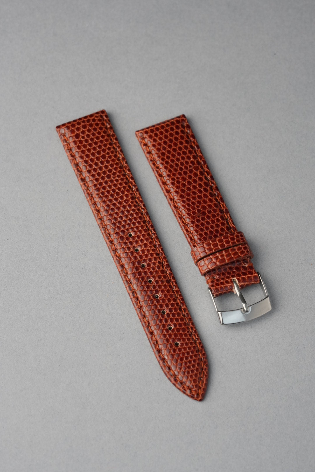 Teju Lizard Leather Strap with Nubuck Lining - 14 mm to 22 mm