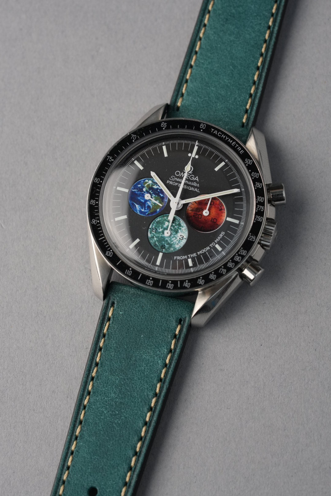 Tuscan Pueblo Leather Strap with Contrast Stitch – 20mm to 22mm