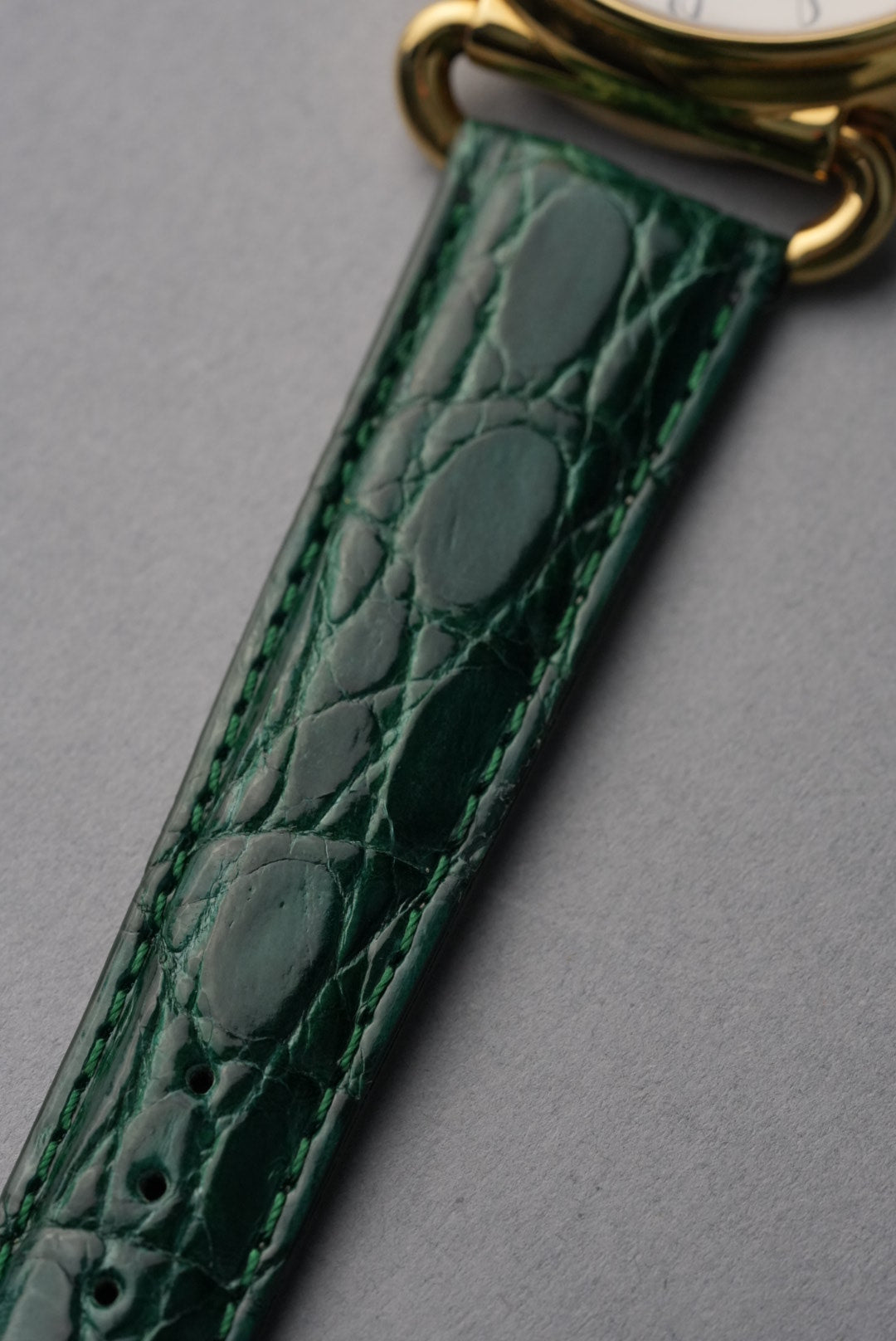 Italian Genuine Crocodile Leather Strap with Nubuck Lining - 18mm to 20mm