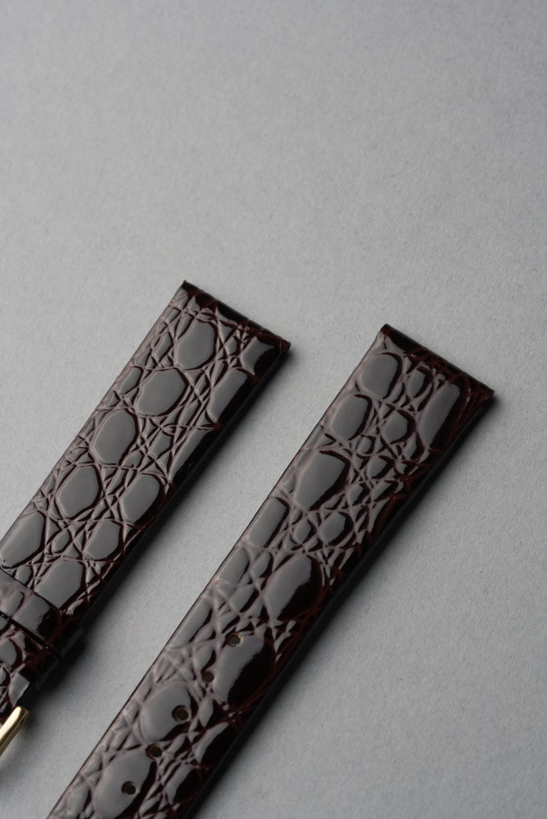 Vintage Crocodile Grain Leather Strap – 8mm to 22mm