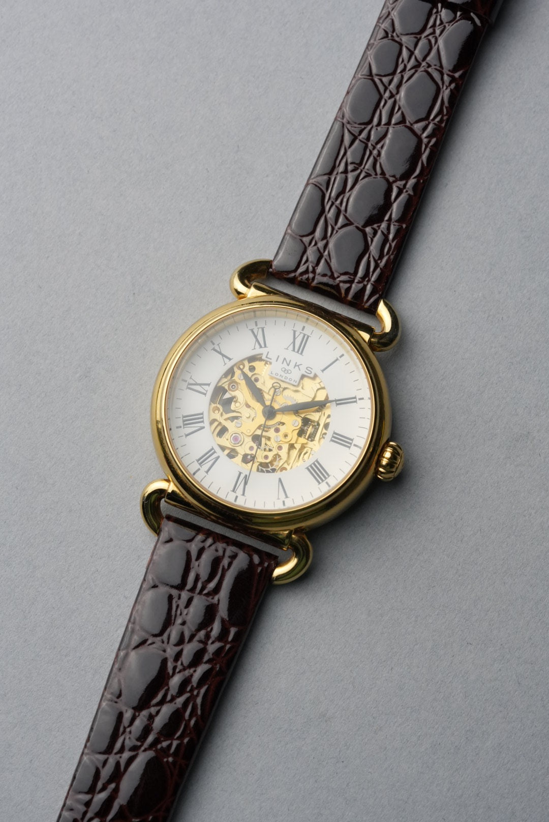 Vintage Crocodile Grain Leather Strap – 8mm to 22mm