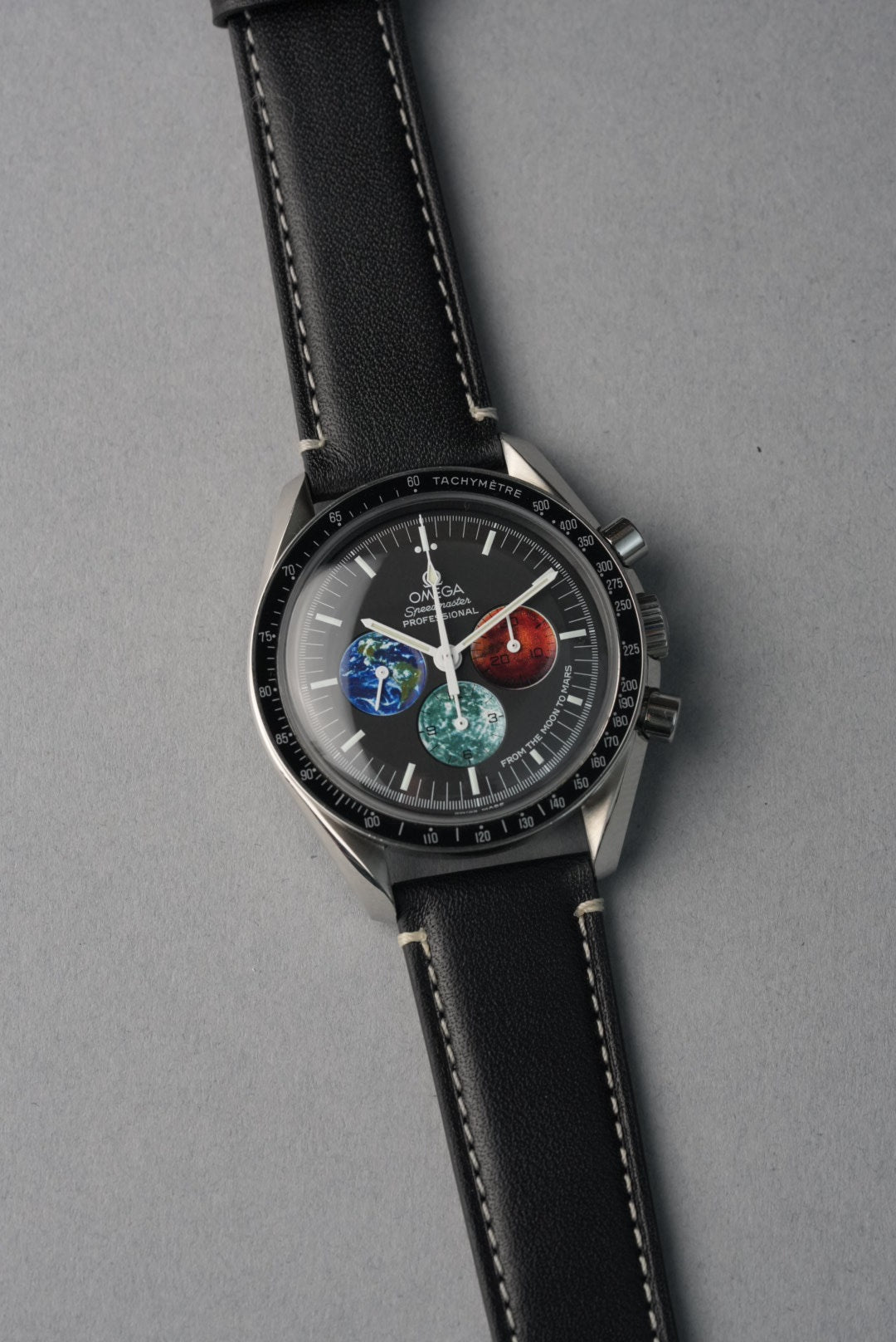 Handmade Leather Strap with Contrast Stitch – 18mm to 22mm