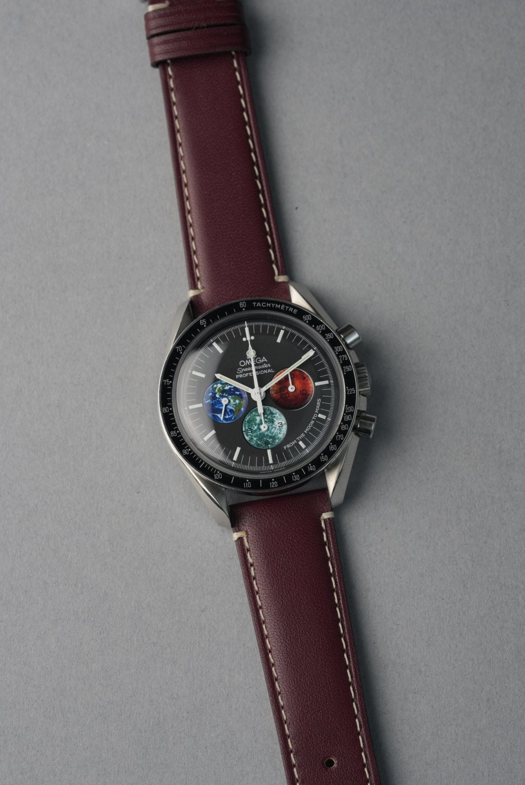 Handmade Leather Strap with Contrast Stitch – 18mm to 22mm