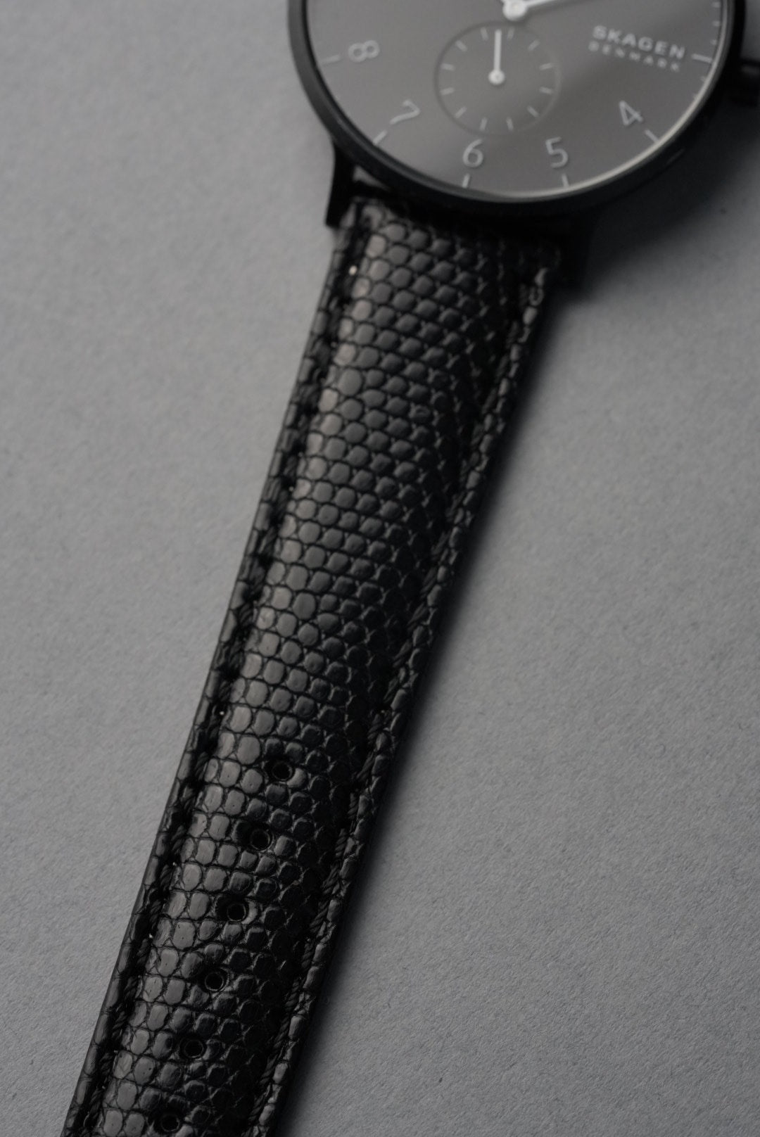 Teju Lizard Leather Strap with Nubuck Lining - 14 mm to 22 mm