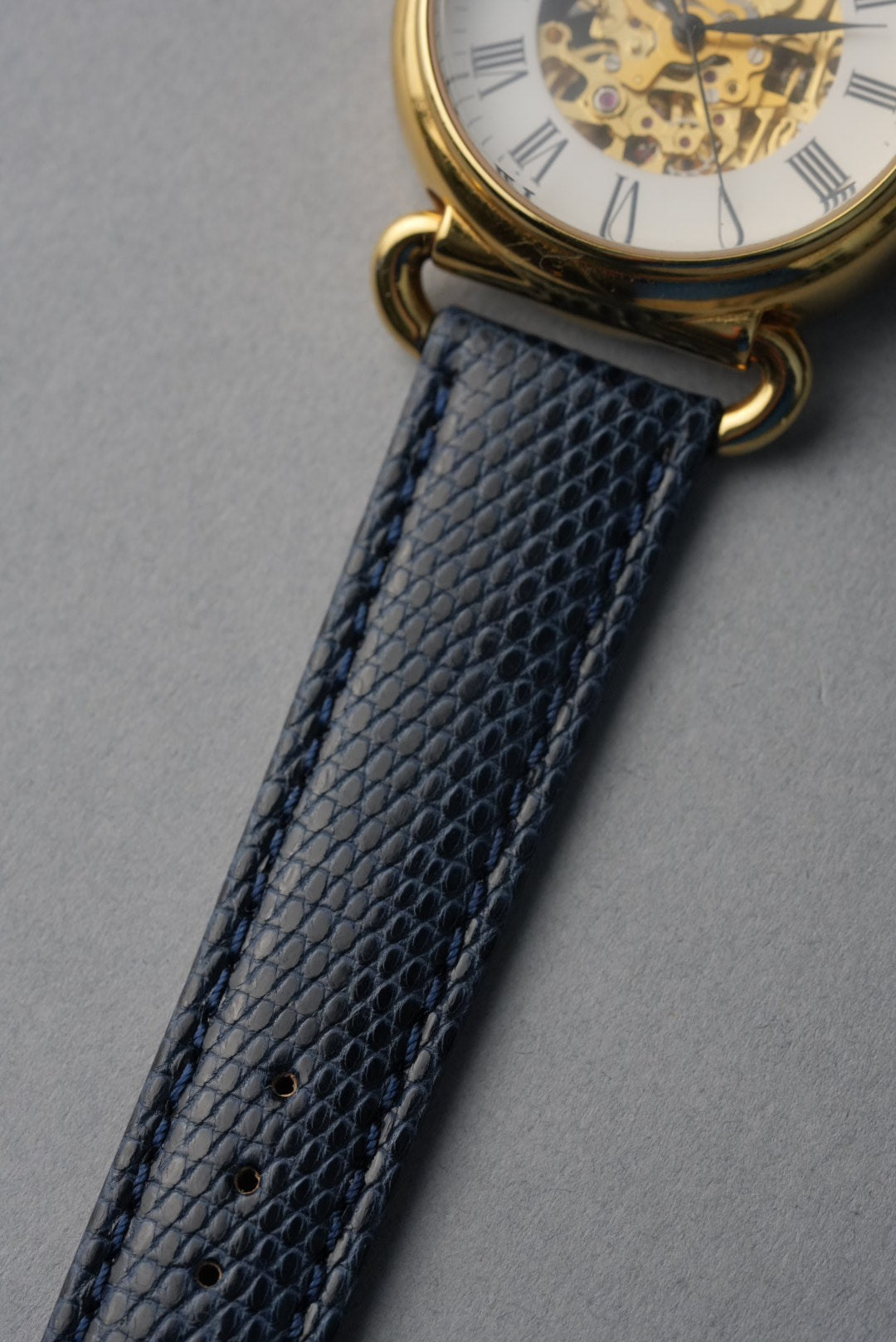 Teju Lizard Leather Strap with Nubuck Lining - 14 mm to 22 mm
