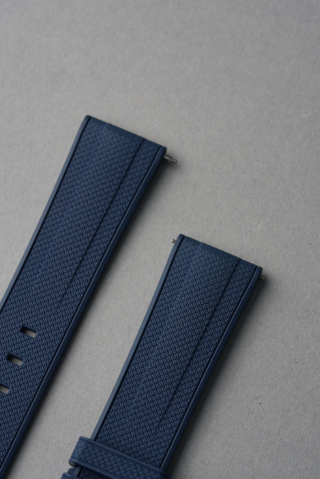MoonSwatch EarthPhase Moonshine Gold Rubber FKM Straight End Strap