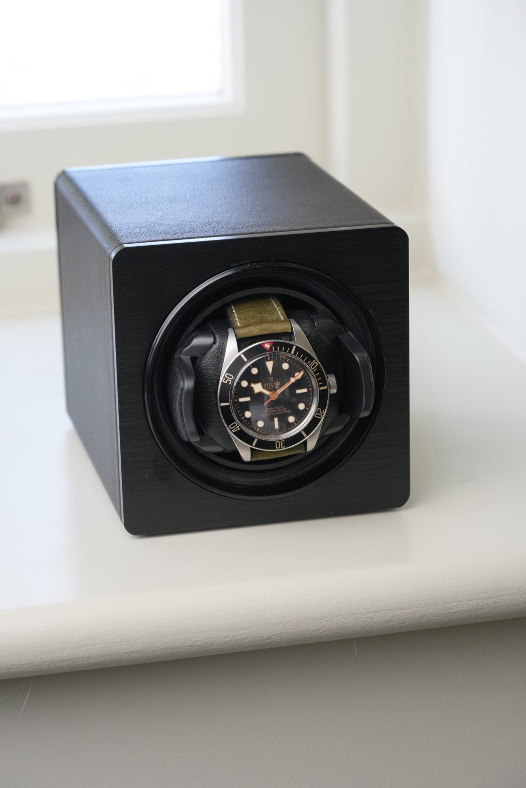 Single Watch Winder - Vegan Leather