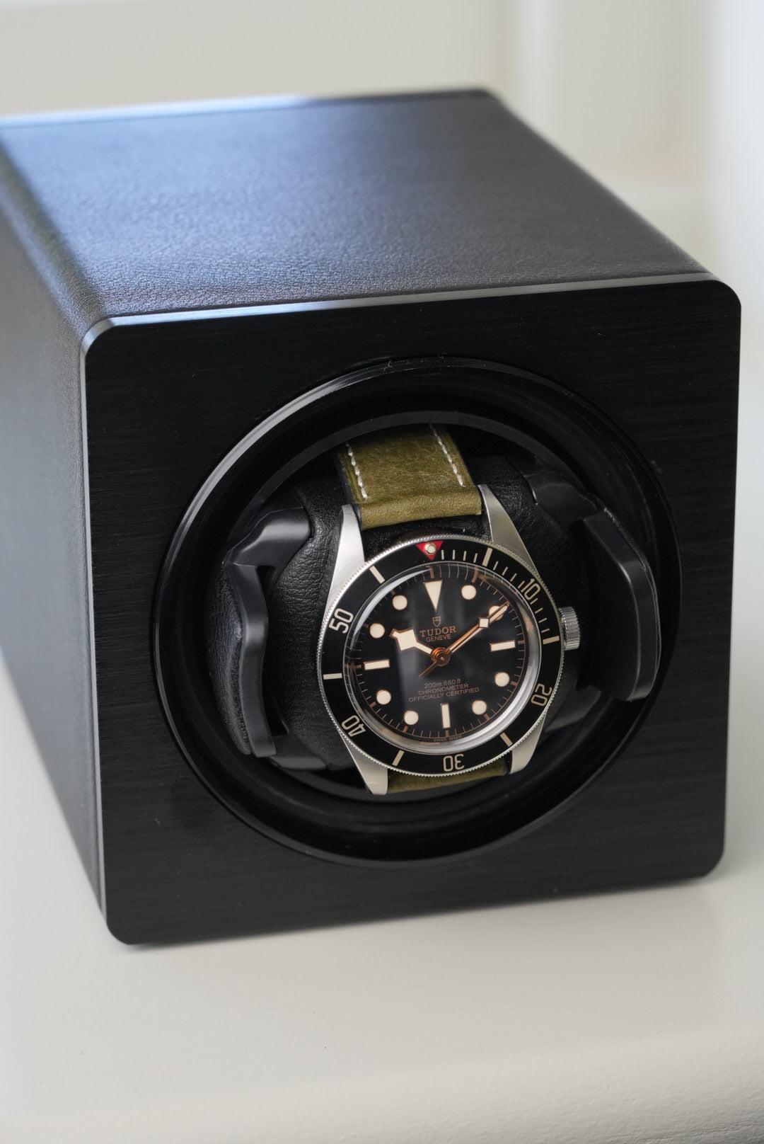 Single Watch Winder - Vegan Leather