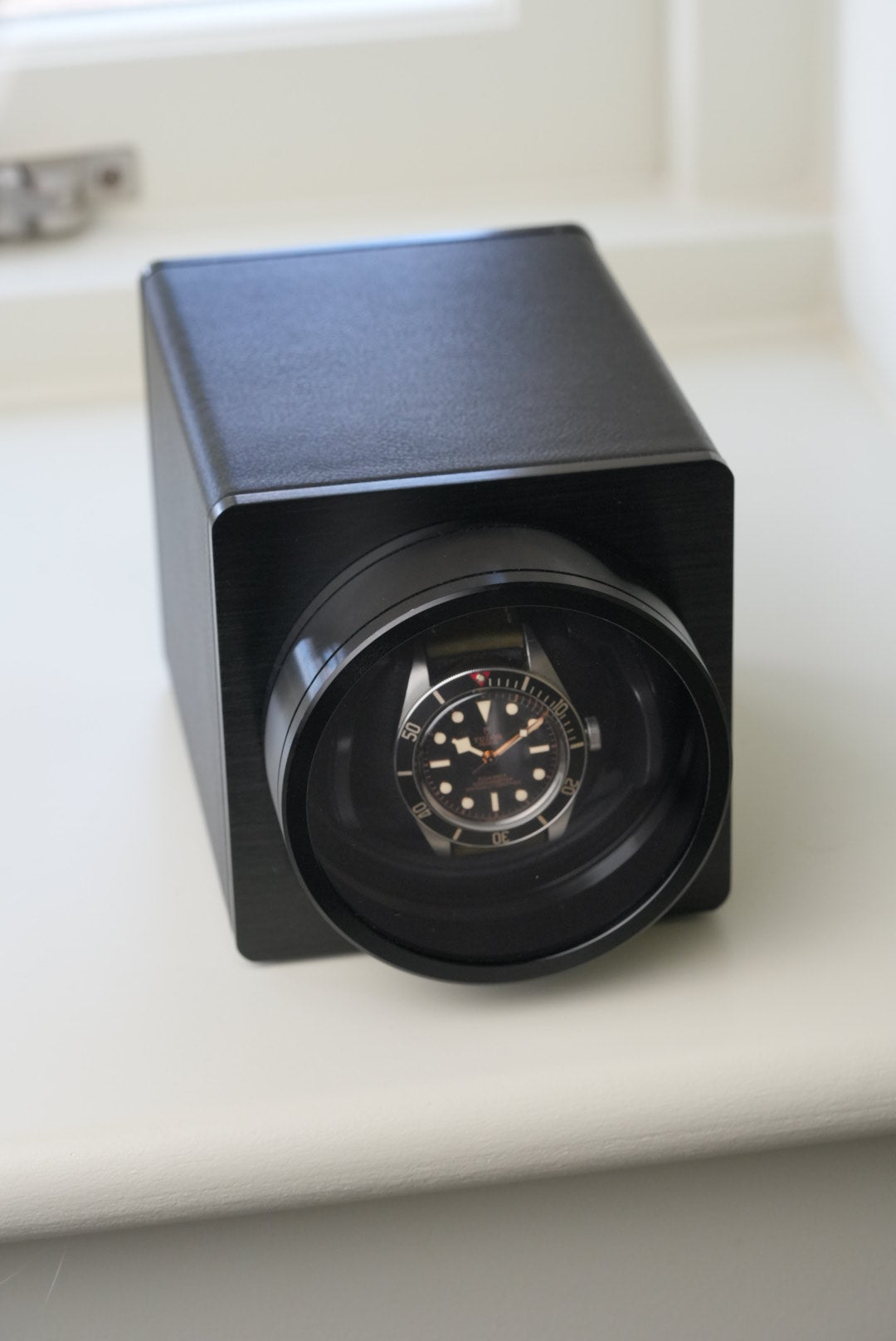 Single Watch Winder - Vegan Leather